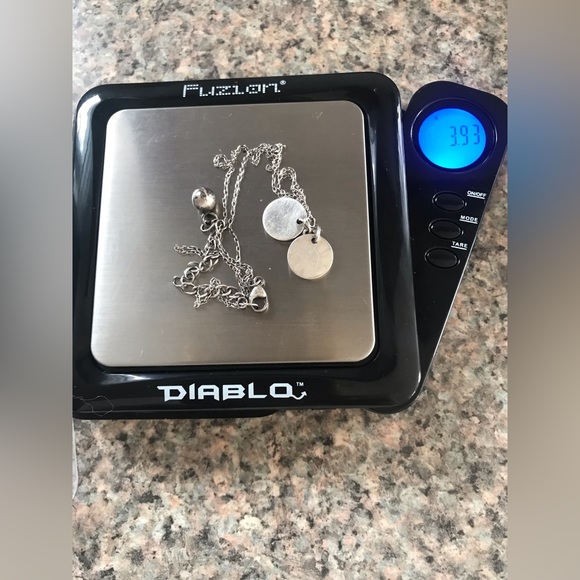 Vintage 925 Silver Necklace • Italy - Picture 2 of 6